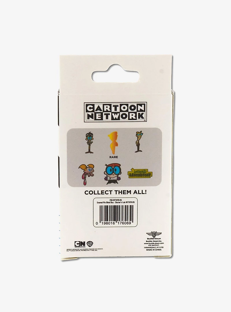 Dexter's Laboratory Mystery Enamel Pin Blind Box Series 2 Pack