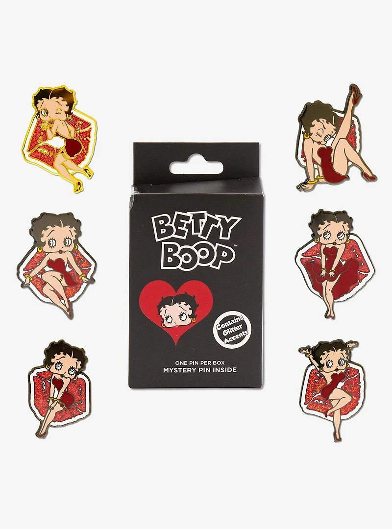 Betty Boop Mystery Enamel Pin Blind Box Series