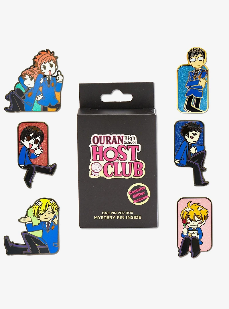 Ouran High School Host Club Mystery Enamel Pin Blind Box Series