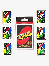 UNO Wild Action Cards Mystery Enamel Pin Blind Box Series
