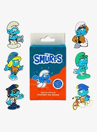 The Smurfs Working Mystery Enamel Pin Blind Box Series