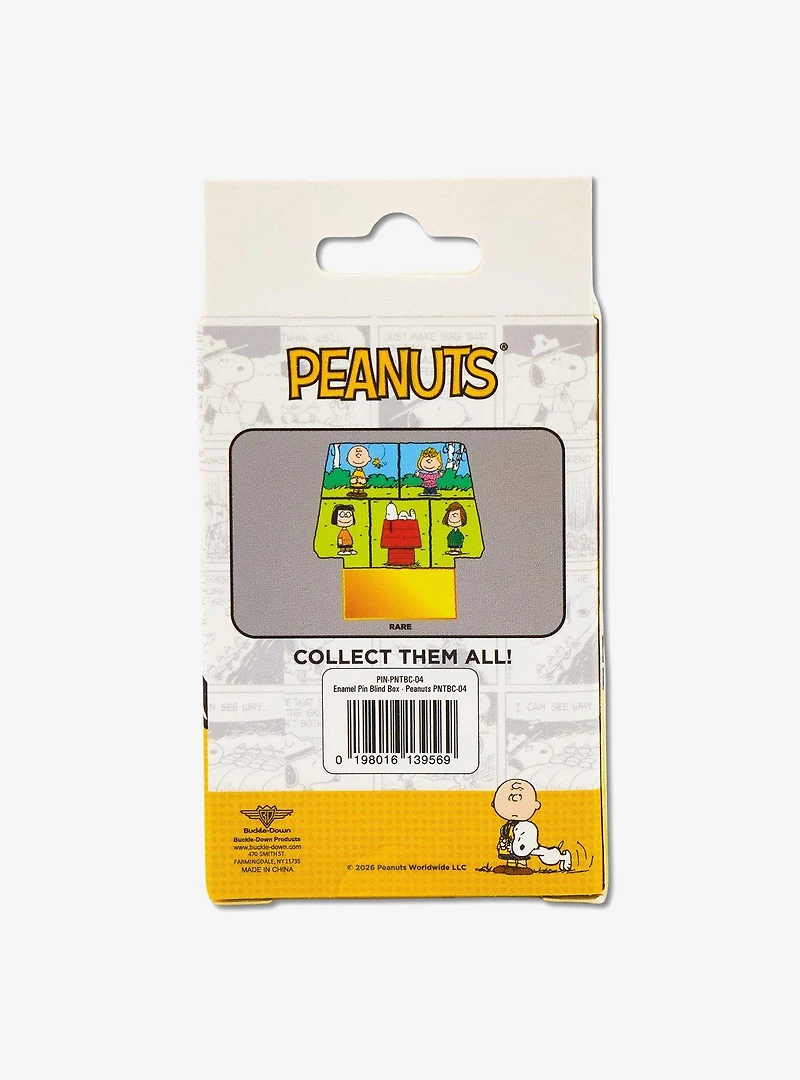 Peanuts Dog House Puzzle Mystery Enamel Pin Blind Box Series