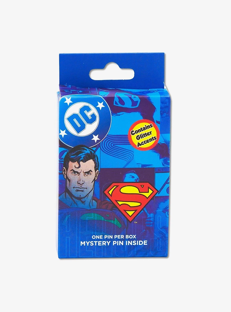 DC Comics Superman Mystery Enamel Pin Blind Box Series