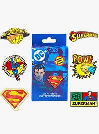 DC Comics Superman Mystery Enamel Pin Blind Box Series