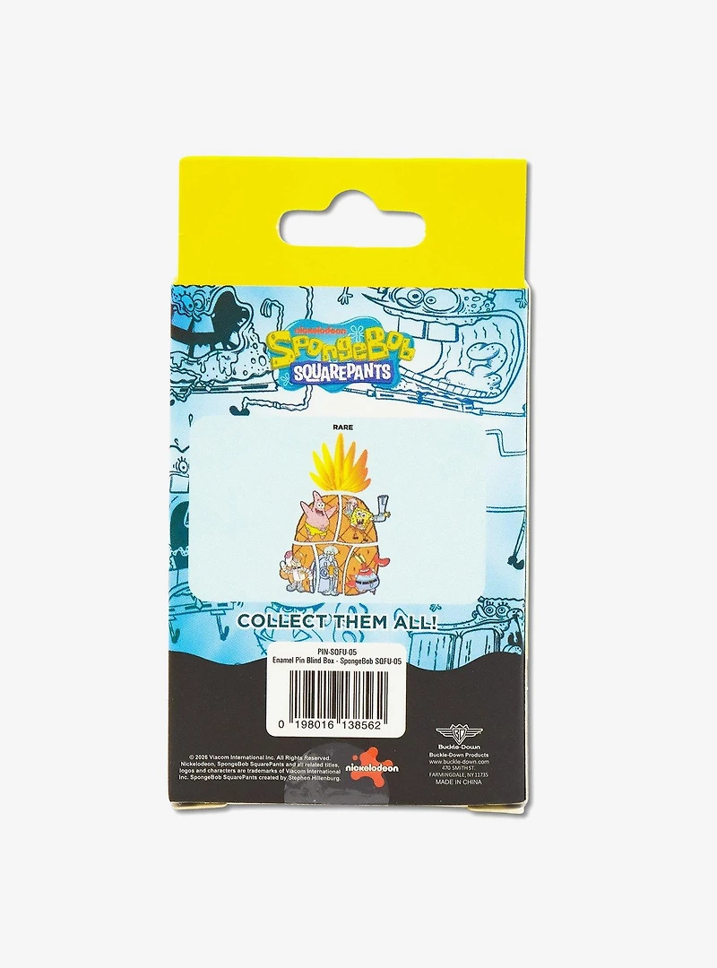 SpongeBob SquarePants Puzzle Mystery Enamel Pin Blind Box Series