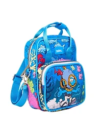 The Smurfs Diver Smurf Under Water Scene Crossbody Bag