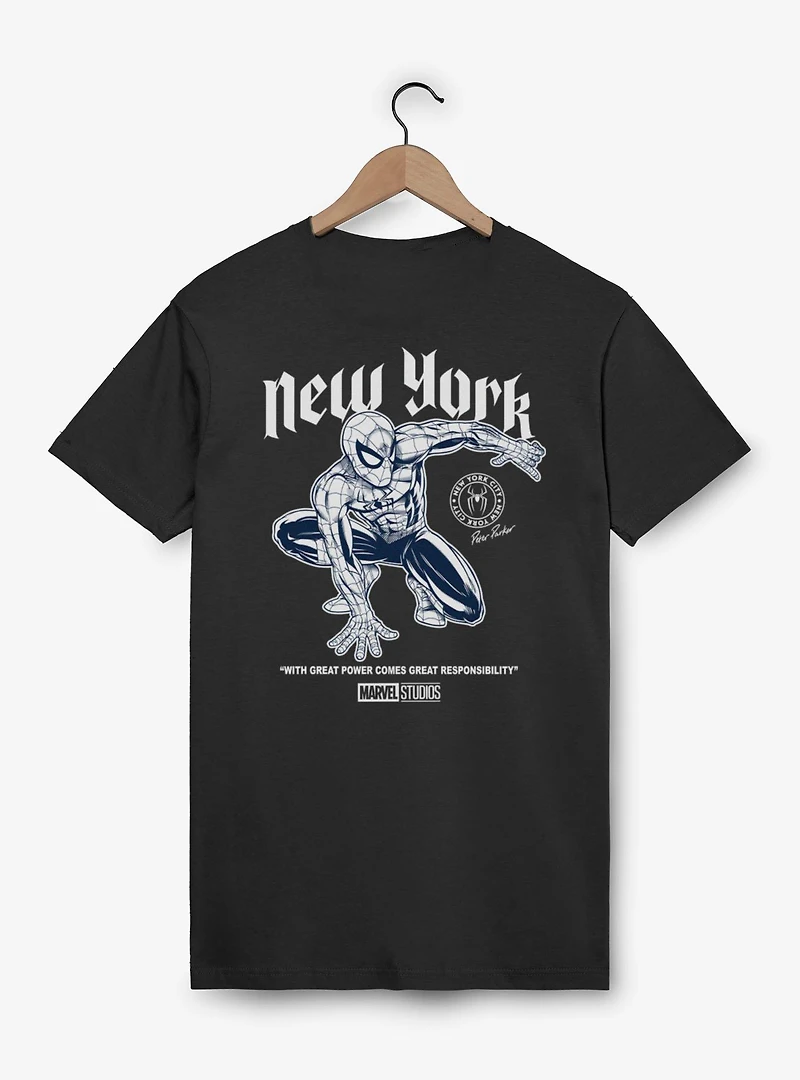 Marvel Spider-Man Brand New Day York Great Power Comes Responsibility T-Shirt