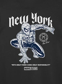 Marvel Spider-Man Brand New Day York Great Power Comes Responsibility T-Shirt