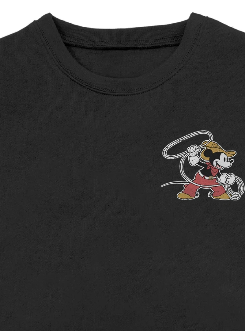 Disney Mickey Mouse Western Cowboy Paisley Sweatshirt BoxLunch Exclusive