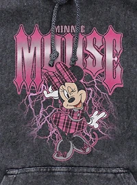 Disney Minnie Mouse Lightning Mineral Wash Hoodie BoxLunch Exclusive