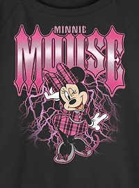 Disney Minnie Mouse Lightning Womens Slouchy Sweatshirt BoxLunch Exclusive