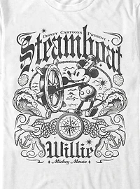Disney Steamboat Willie Mickey Mouse T-Shirt BoxLunch Exclusive
