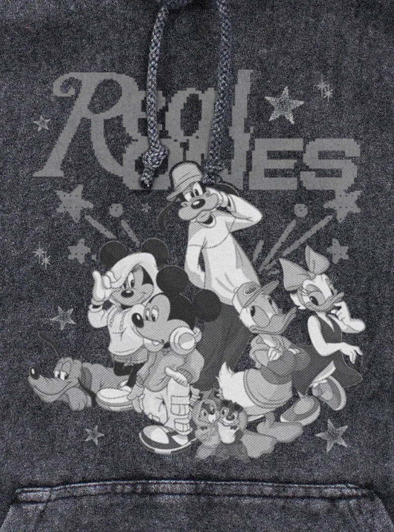 Disney Mickey Mouse Real Ones Mineral Wash Hoodie BoxLunch Exclusive