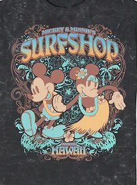Disney Mickey Mouse & Minnie Surfshop Hawaii Mineral Wash T-Shirt BoxLunch Exclusive