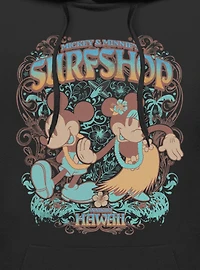 Disney Mickey Mouse & Minnie Surfshop Hawaii Hoodie BoxLunch Exclusive