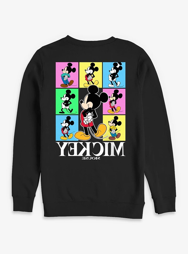 Disney Mickey Mouse Color Block Sweatshirt BoxLunch Exclusive