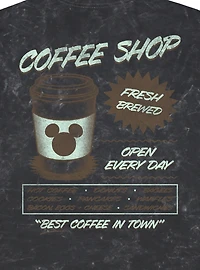 Disney Mickey Mouse Coffee Shop Mineral Wash T-Shirt BoxLunch Exclusive