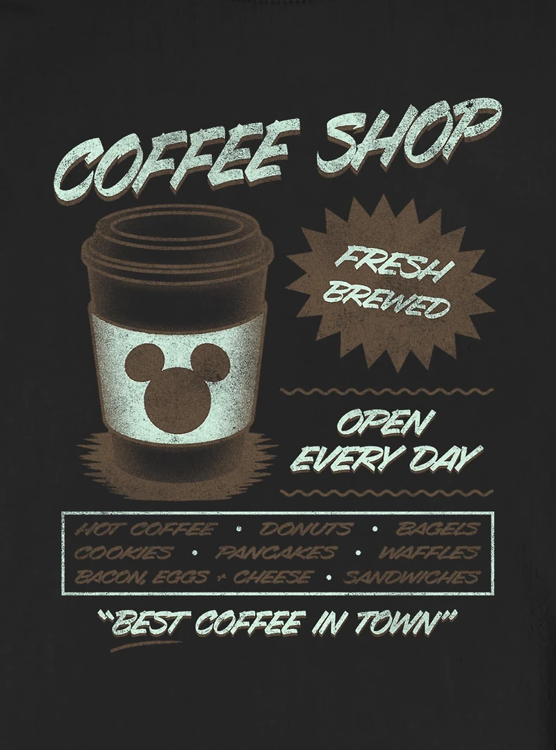 Disney Mickey Mouse Coffee Shop Sweatshirt BoxLunch Exclusive