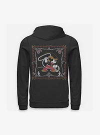 Disney Mickey Mouse Western Cowboy Lasso Rope Hoodie BoxLunch Exclusive