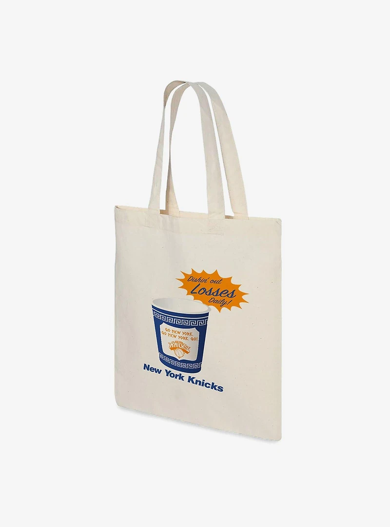 NBA New York Knicks Coffee Talk Canvas Tote Bag