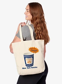 NBA New York Knicks Coffee Talk Canvas Tote Bag