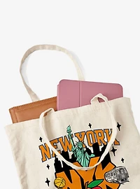 NBA New York Knicks Big Apple Basketball Canvas Tote Bag