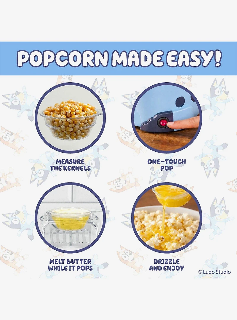 Bluey Hot Air Popcorn Maker
