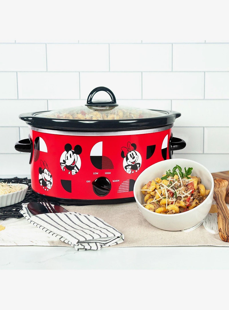 Disney Mickey and Minnie Mouse 5-Quart Slow Cooker