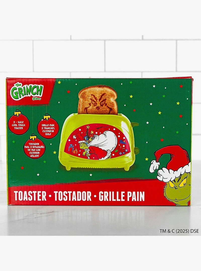 Dr. Seuss How The Grinch Stole Christmas! Grinch Two-Slice Toaster