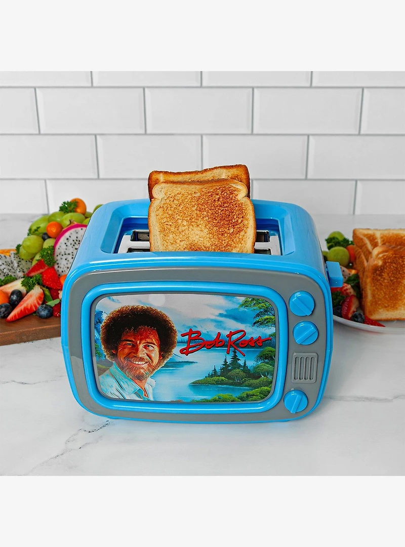Bob Ross Retro TV Toaster with Light Up Frame