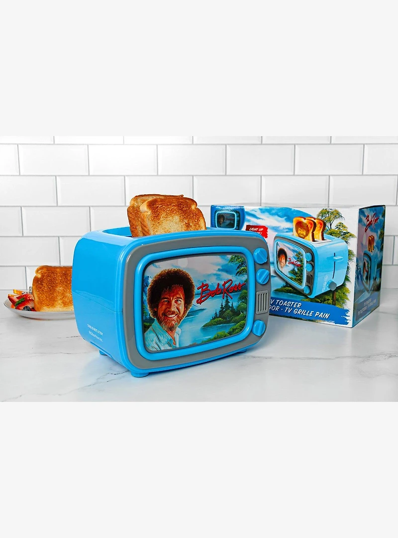 Bob Ross Retro TV Toaster with Light Up Frame