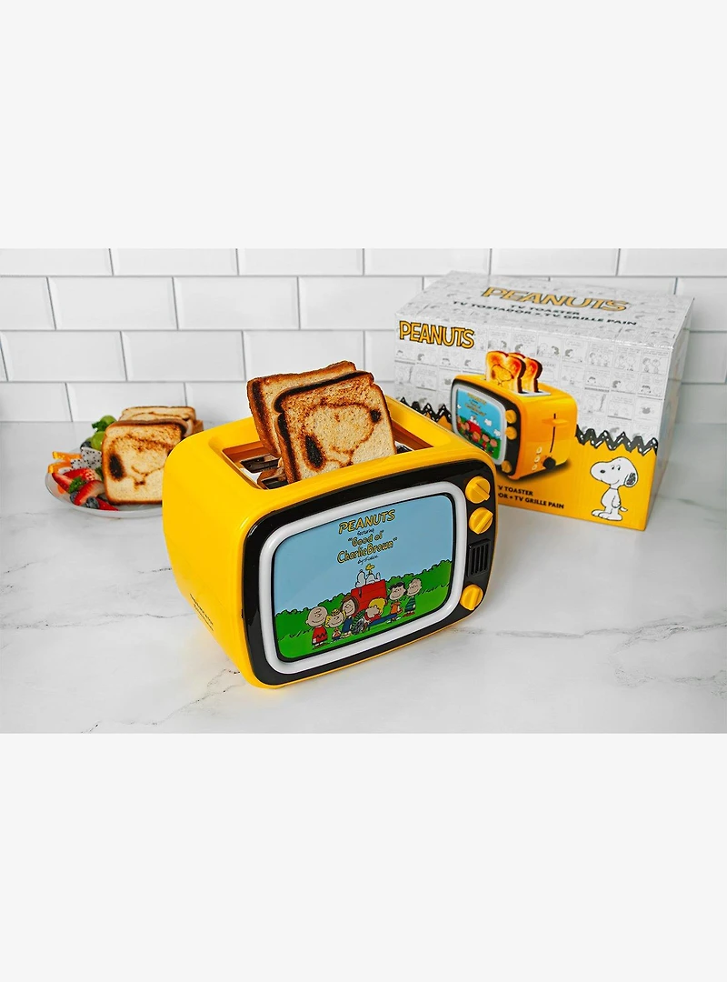 Peanuts Retro TV Toaster with Light Up Frame