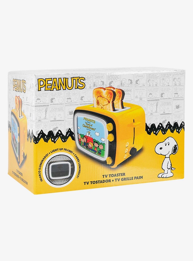 Peanuts Retro TV Toaster with Light Up Frame