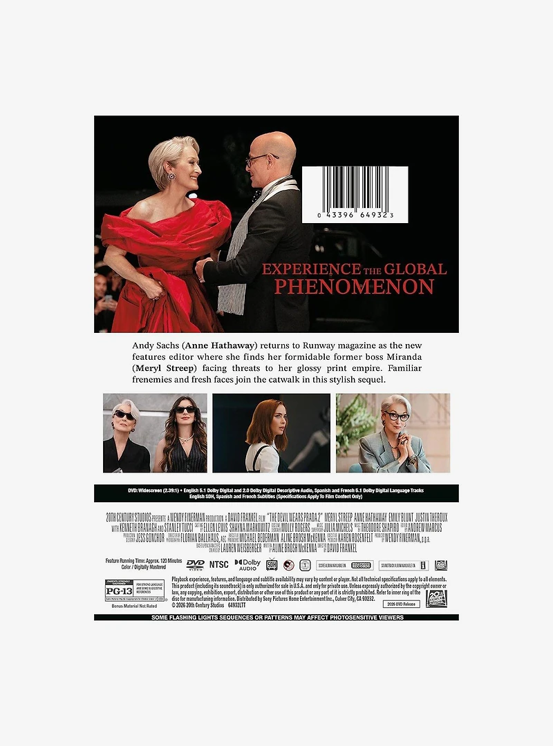 The Devil Wears Prada 2 Digital Video Disc