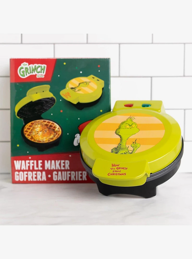 Dr. Seuss How The Grinch Stole Christmas! The Grinch Waffle Maker