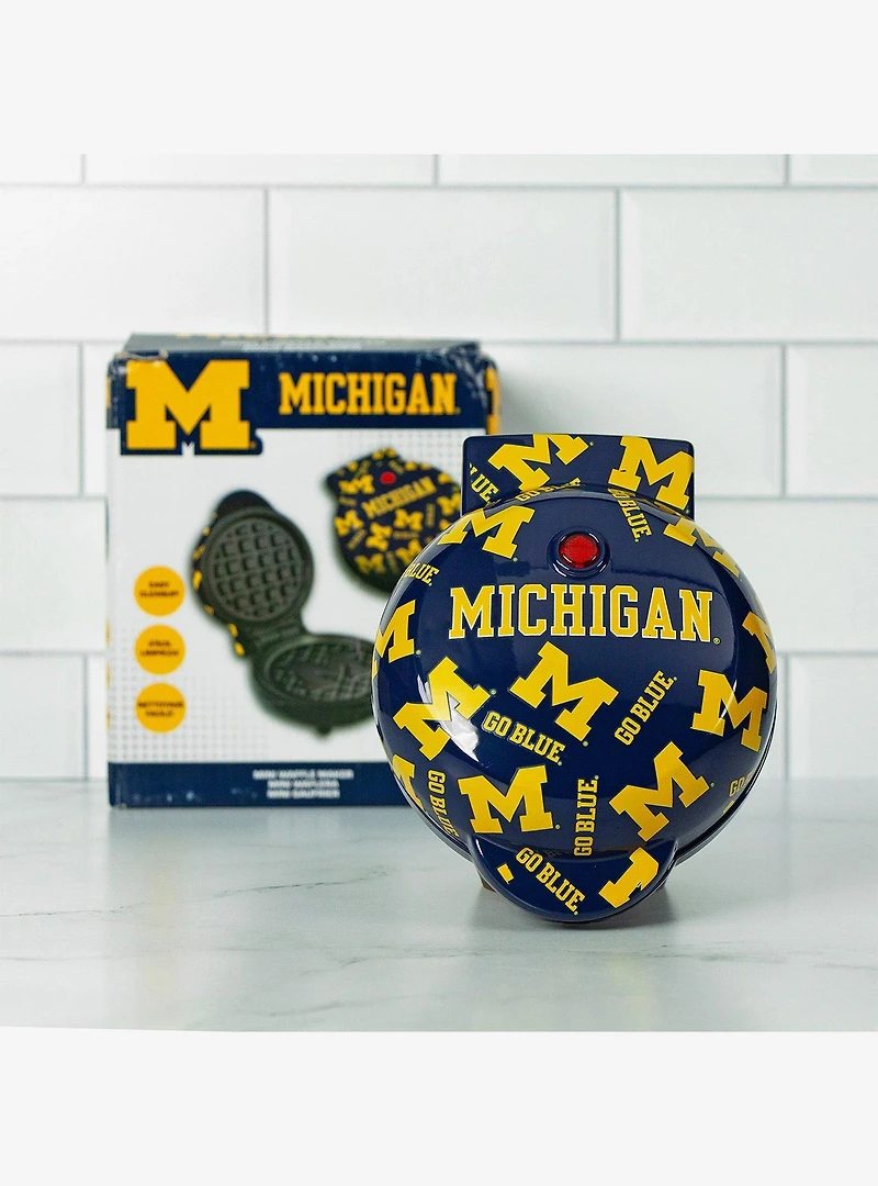 NCAA Michigan Wolverines Mini Waffle Maker
