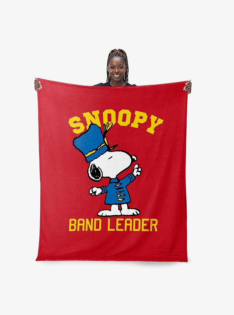 Peanuts Snoopy Fantastic Peanuts Band Silk Touch Throw Blanket