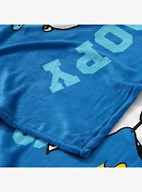 Peanuts Snoopy Cycle Club Silk Touch Throw Blanket