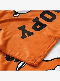 Peanuts Snoopy Skateboard Silk Touch Throw Blanket