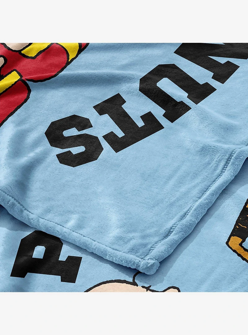 Peanuts Hockey Silk Touch Throw Blanket