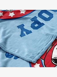Peanuts Snoopy Rodeo Silk Touch Throw Blanket