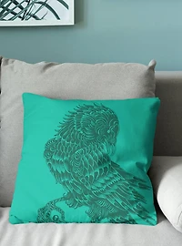 A Court of Mist and Fury Logo Drop Throw Pillow