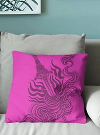 A Court of Wings and Ruin Logo Drop Throw Pillow