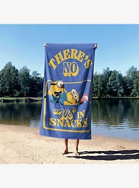 Despicable Me 4 No We In Snacks Sand Free Beach Towel