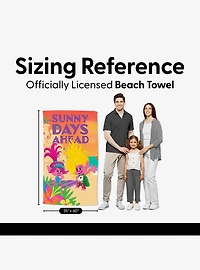 Trolls Sunny Days Ahead Sand Free Beach Towel