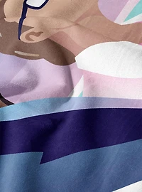Miami Vice Let's Hit It Sand Free Beach Towel