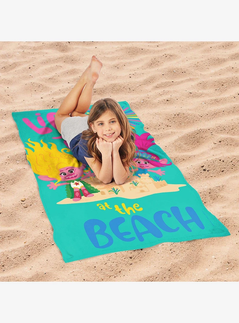 Trolls Life Is Better At The Beach Sand Free Beach Towel