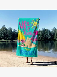Trolls Life Is Better At The Beach Sand Free Beach Towel