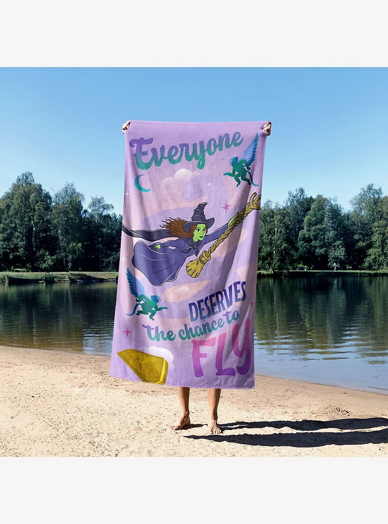 Wicked A Chance To Fly Sand Free Beach Towel