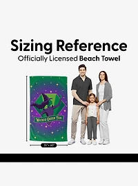 Wicked Green Fun Sand Free Beach Towel